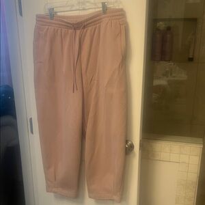 Womens Pink Jogger Pants